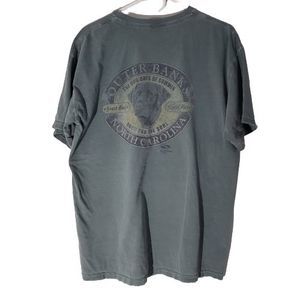 Men's Outer Banks Olive Green T-Shirt Size L